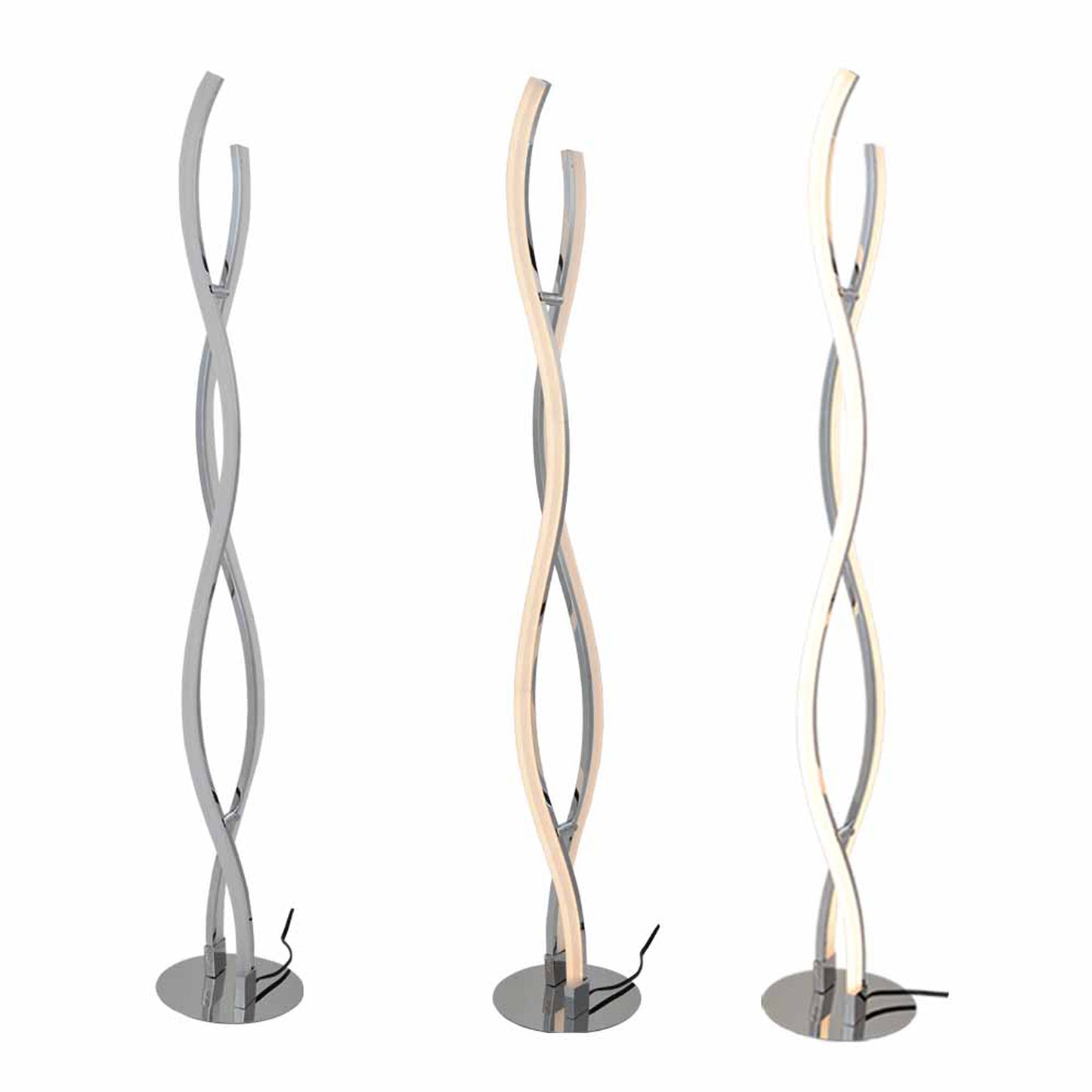 Modern LED Spiral Floor Lamp