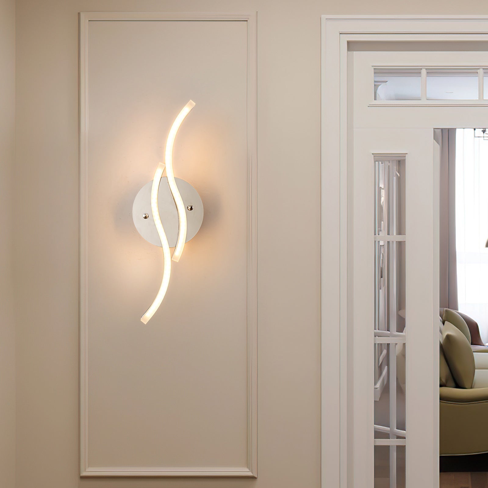 Curved LED Wall Sconces