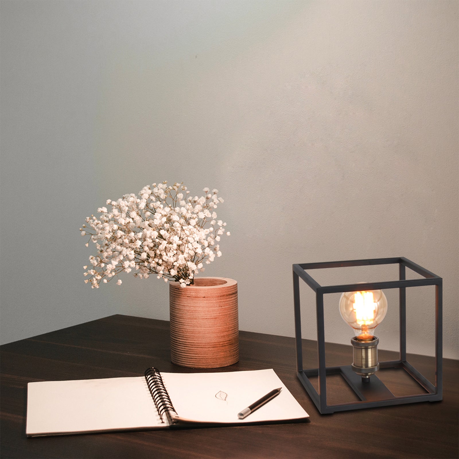 Black Modern Table Lamp