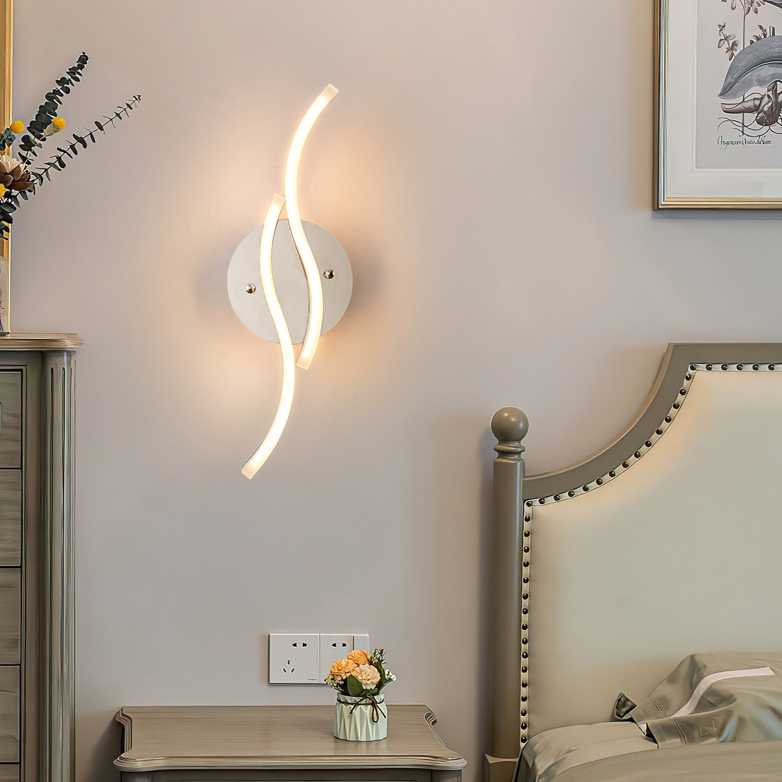 Curved LED Wall Sconces