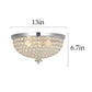 Crystal Beaded Ceiling Light Flush Mount Light